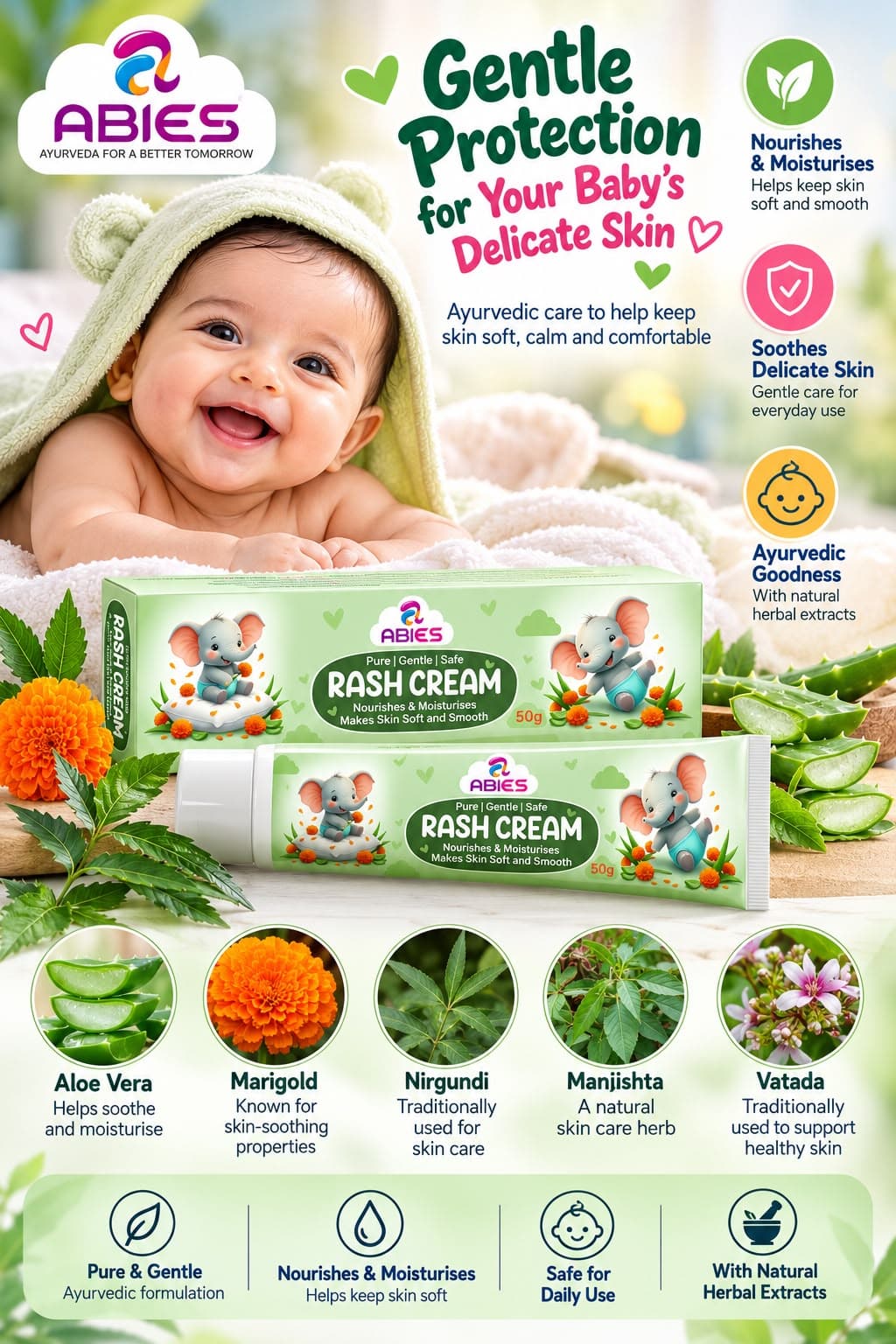 Abies Baby Rash Cream