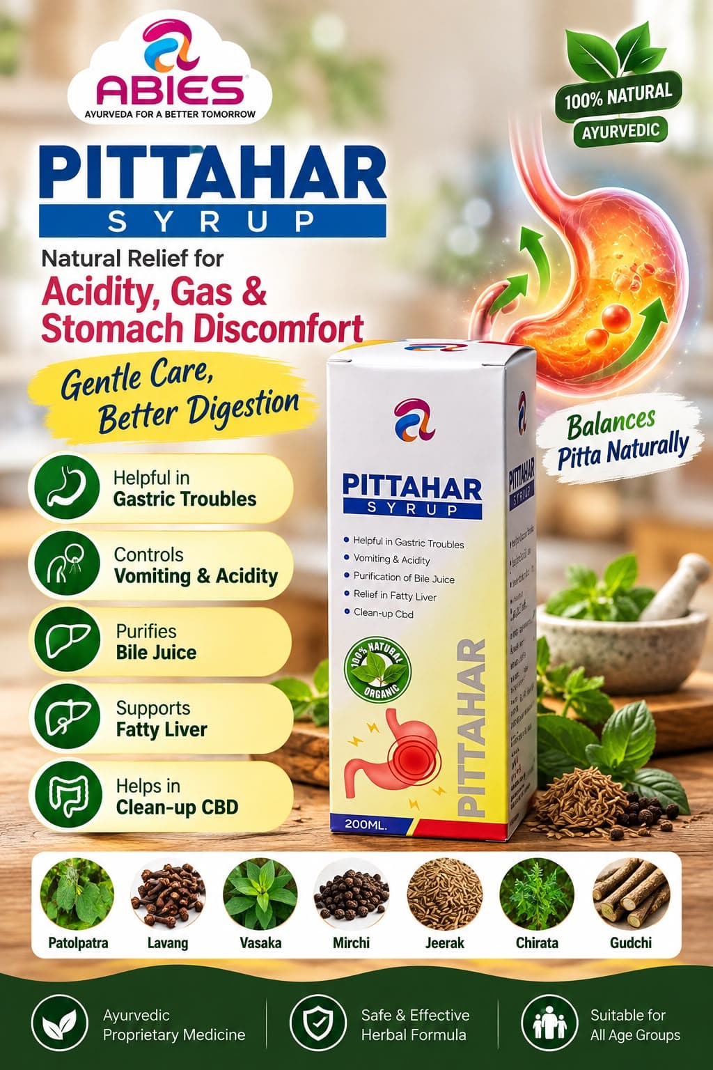 Abies Pittahar Syrup (Adults)